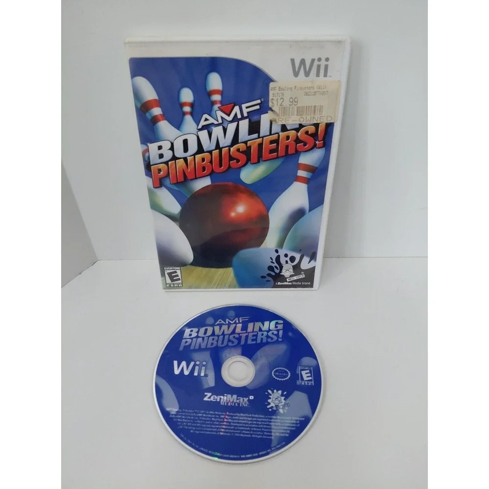AMF Bowling Pinbusters! - Nintendo Wii 2007 Game CIB